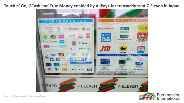 Seven Eleven JP accepts foreign digital wallets